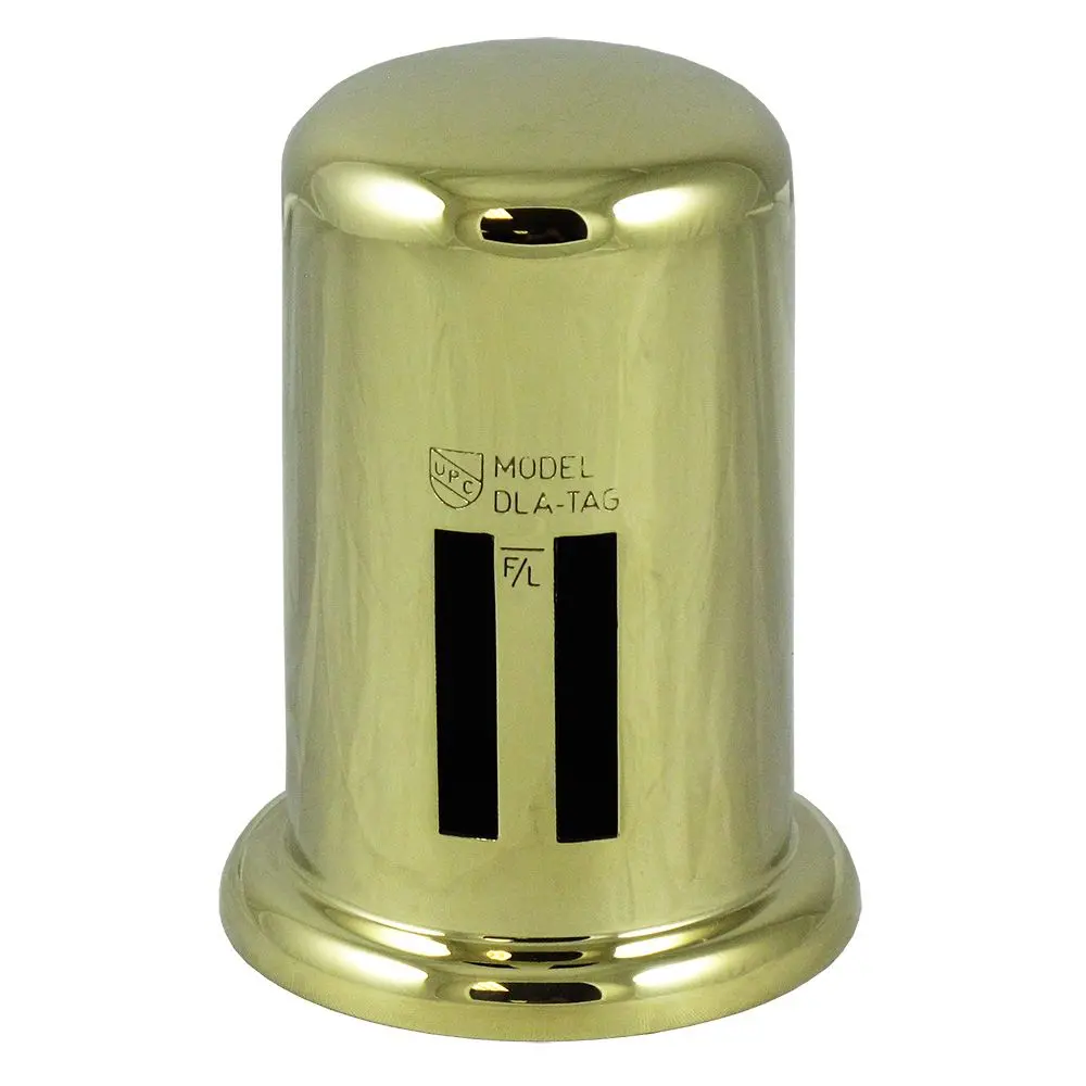 Brass Cover Cap For Twin Inlet Air Gap - Polished Brass Pvd 1