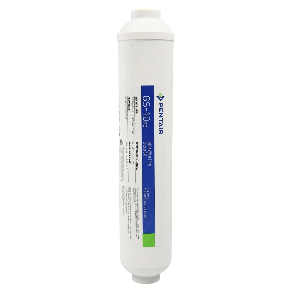 Pentek Inline Gs-10Ro-B-1/4" Fpt 2X10" Coco Shell Gac 5Μ 1