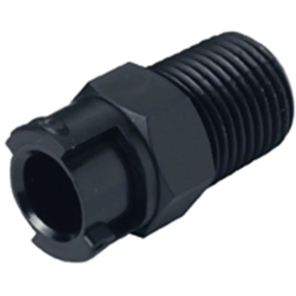 Smpt02blk Non-Valved Male Thread Coupling Body 1/8 Mpt 1