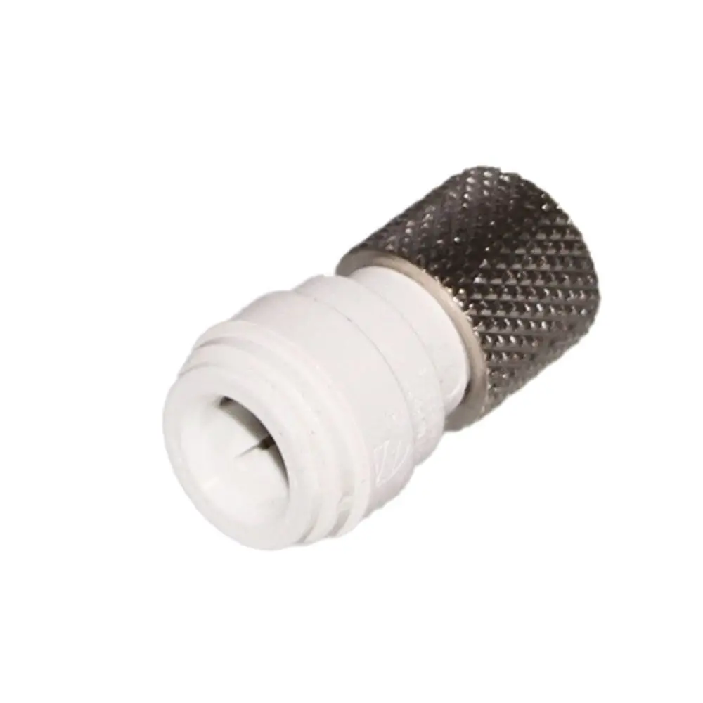John Guest 3/8" X 9/16"-24" (Unef) Female Connector - White 1