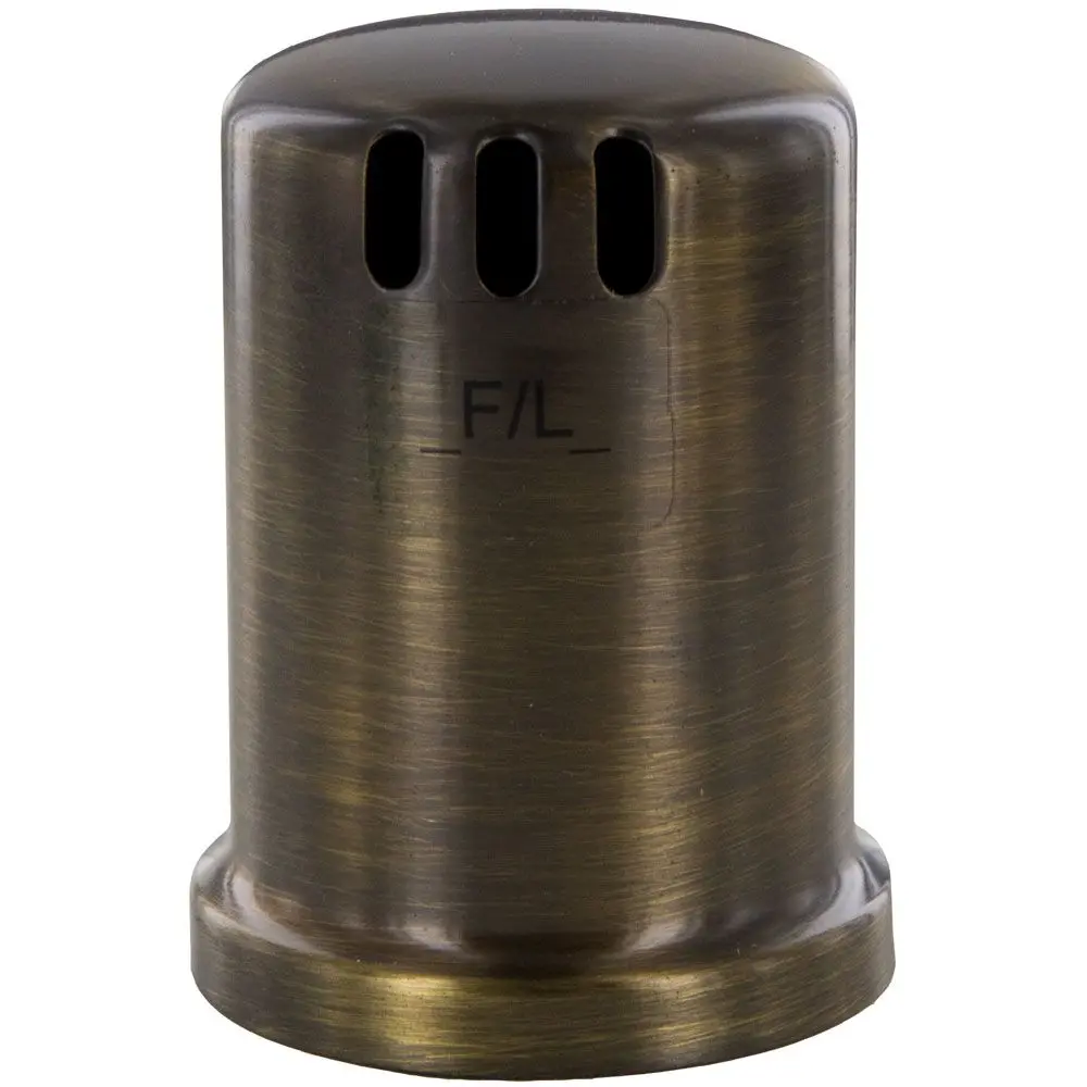 Universal Metal Air Gap Cover - Antique Brass 1