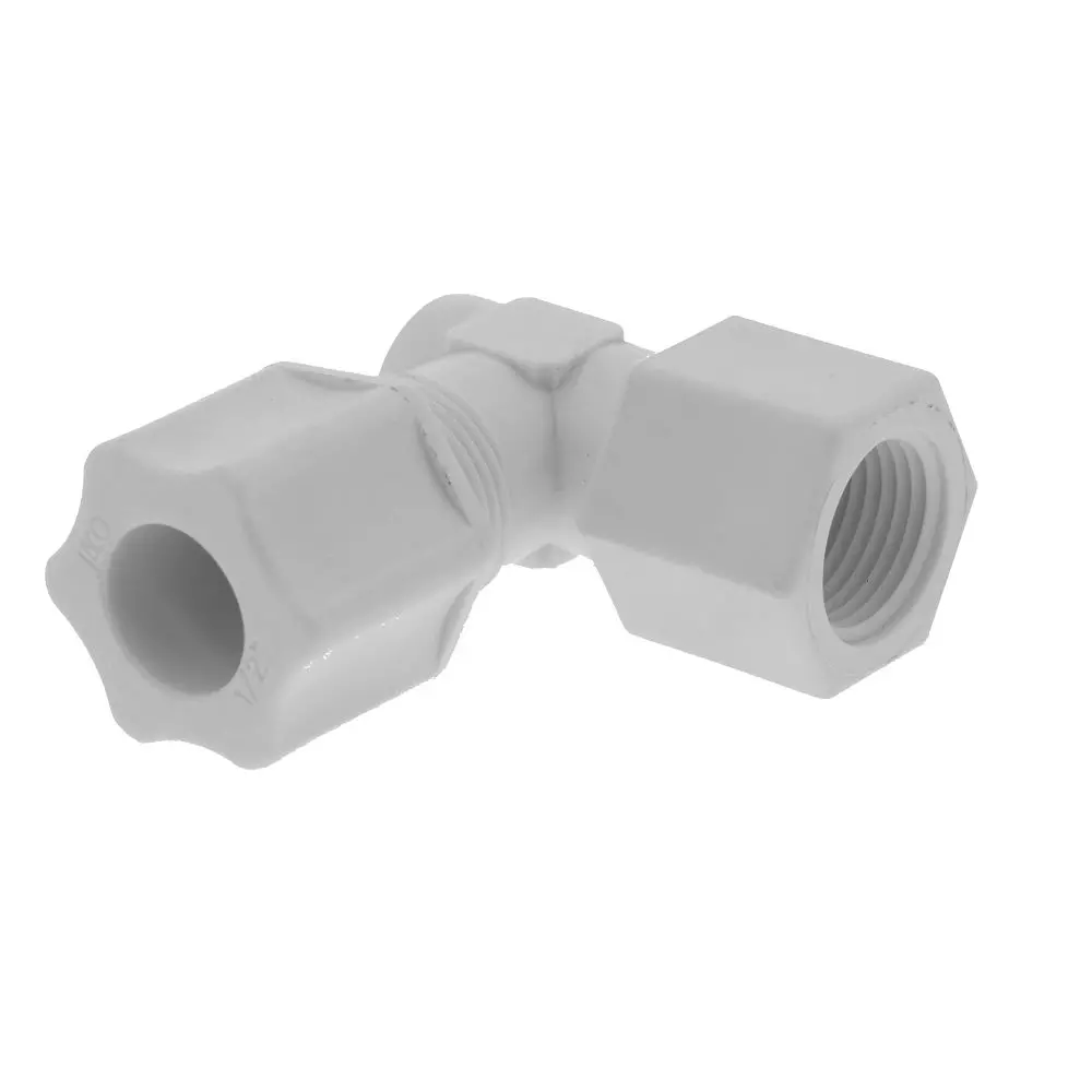 Jaco 45-8-6-P-O Polypropylene Female Elbow 1/2 Od Tube X 3/8 Fpt 1