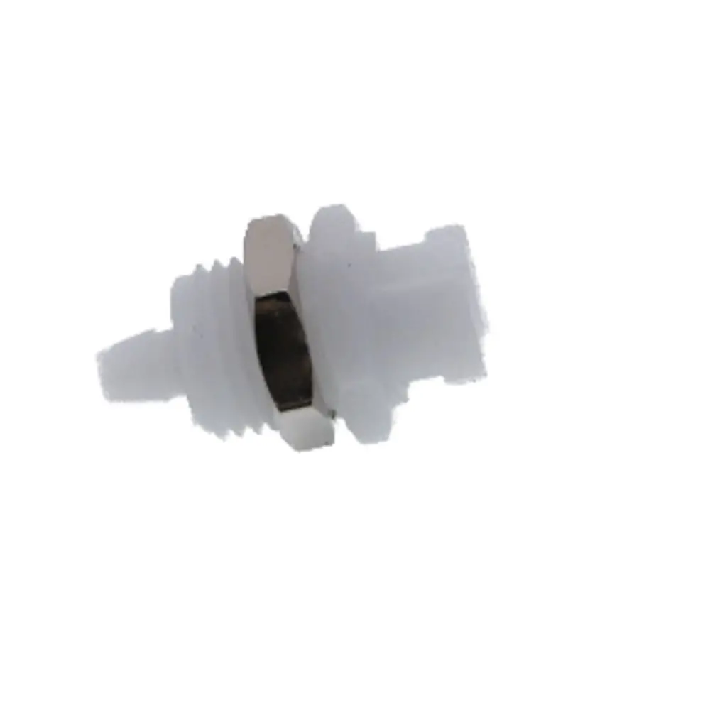 Smfpmd02 Valved Panel Mount Hose Barb Coupling Body 1/8 Id Barb 3