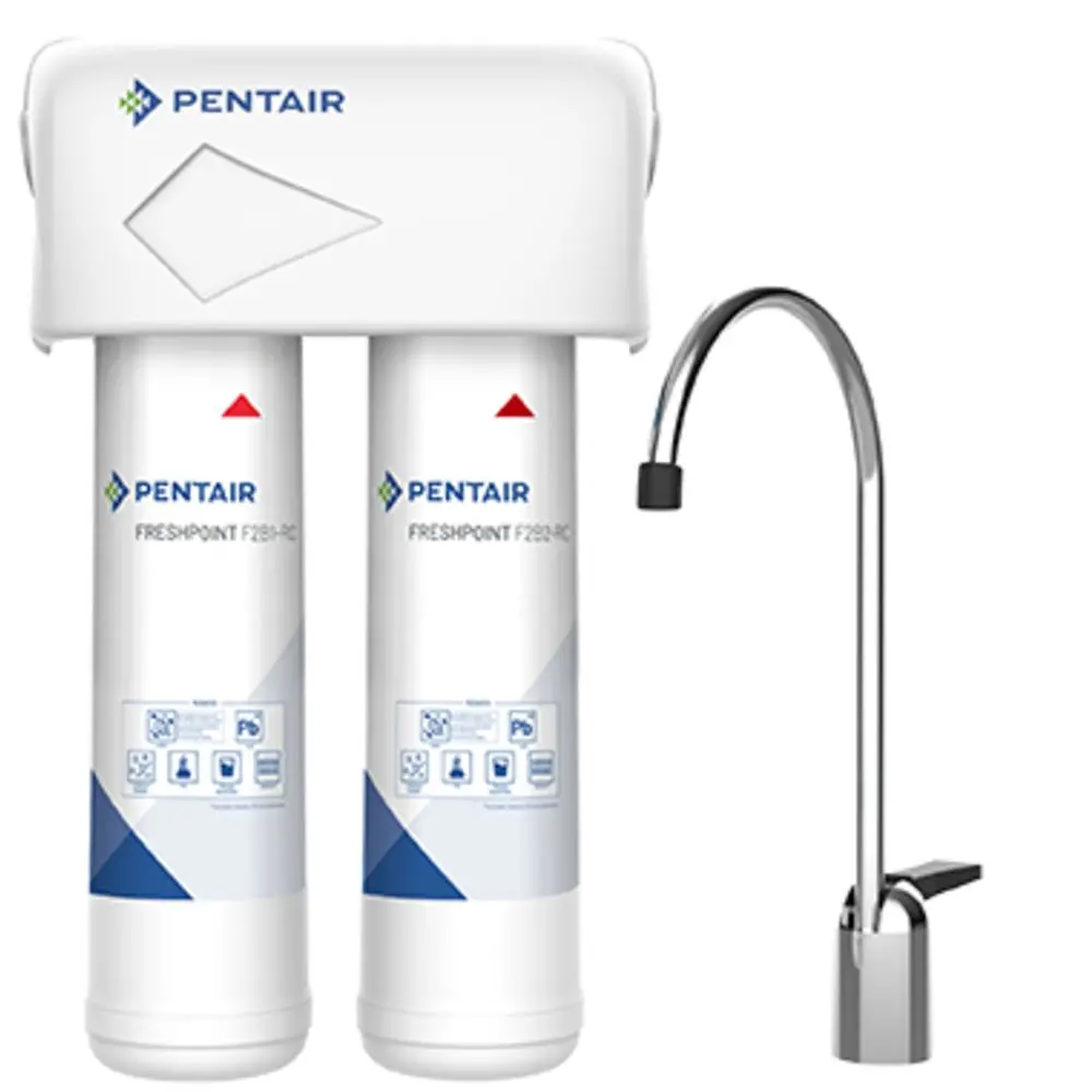 Pentair Freshpoint F2000-B2b 2-Stage Under Counter Filtration System Vocs 1