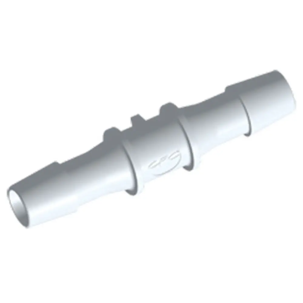 Fitquik Nylon Tube To Tube Straight Fitting Black - 3/8 Id X 3/8 Id 1