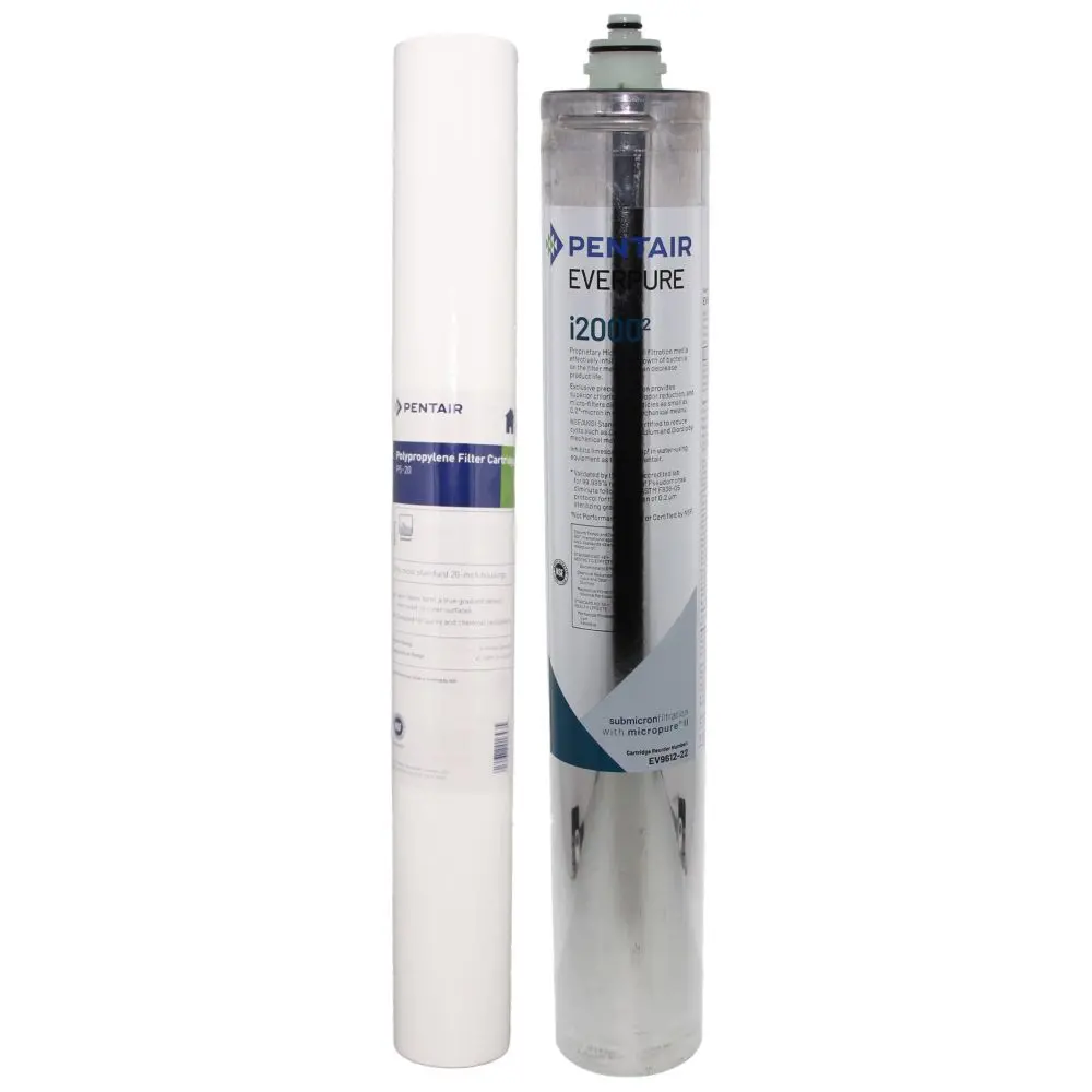 Everpure I2000 + Compatible 20" Ec210 Sediment Filters 1