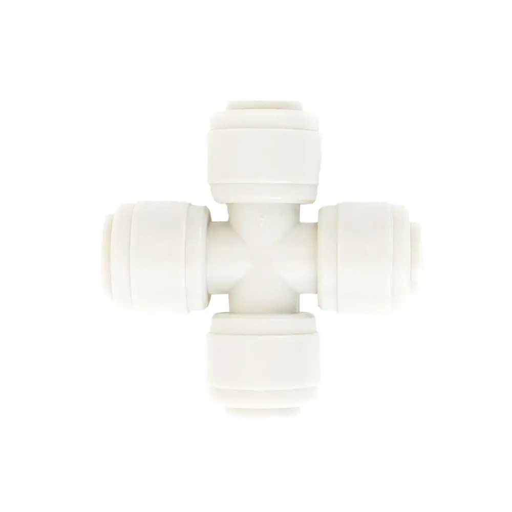 Neofit - Acetal White Union Cross 1/4" Tube 1