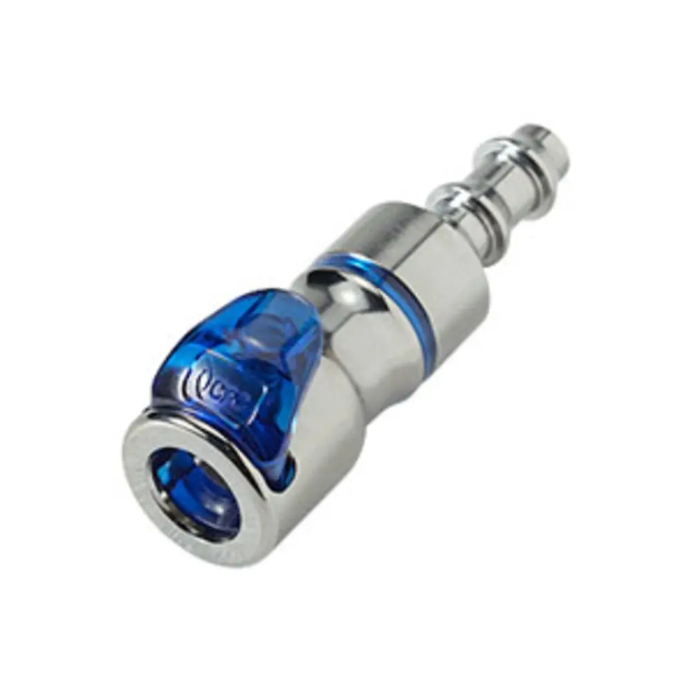 Lq2d1704lblu Valved In-Line Locking Hose Barb Liquid Cooling Coupling Body 1/4" 1