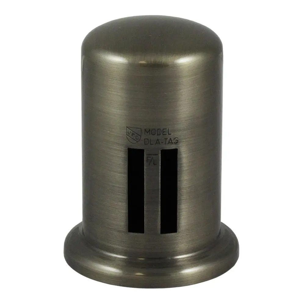Brass Cover Cap For Twin Inlet Air Gap - Antique Pewter 1