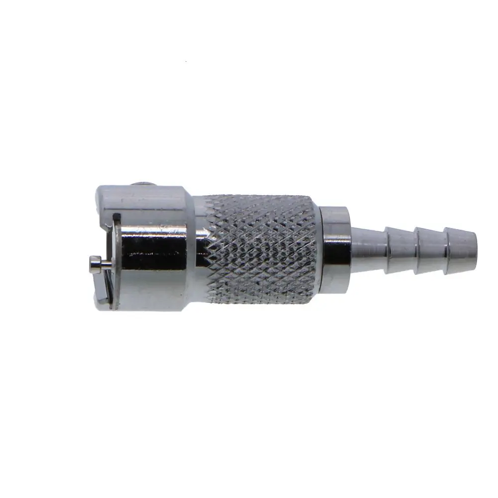 Mcd1703v Valved In-Line Hose Barb Coupling Body 3/16" Id Barb Fkm (Viton) O-Rings 3