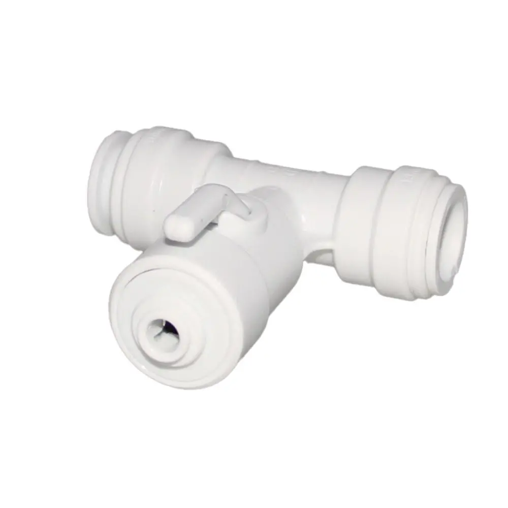 John Guest Acetal Angle Stop Valve W/Check Valve - 15Mm X 15Mm X 3/8" 1