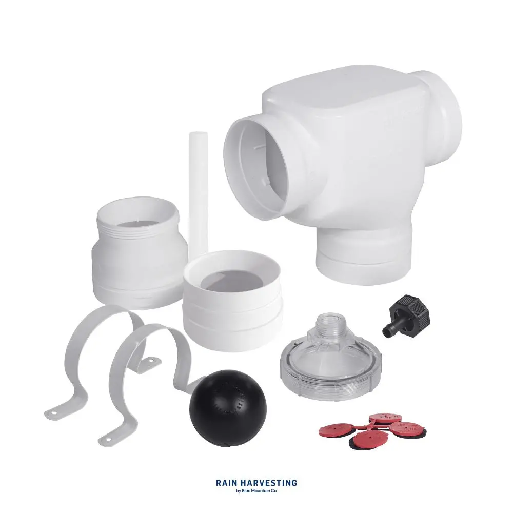 First Flush Plus Downpipe Kit 4" Wddp111 Rain Harvesting By Blue Mountain Co. 1