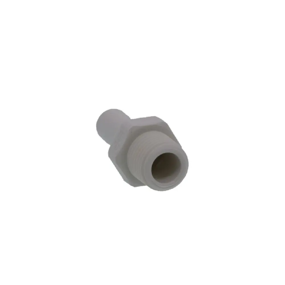 John Guest Stem Adapter Polypro - 3/8 X 1/4 Nptf 3