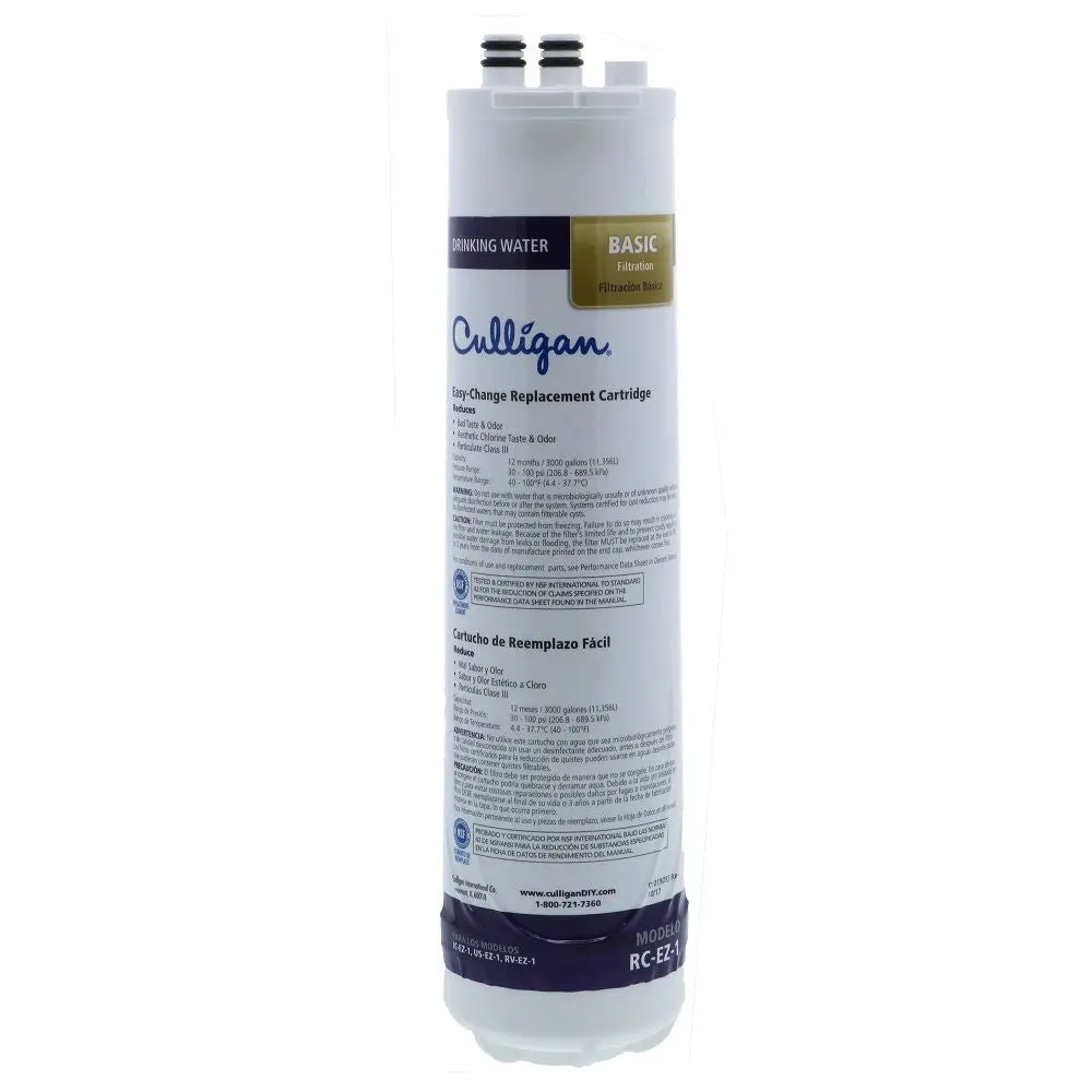 Culligan Rc-Ez-1 Easy-Change Replacement Cartridge, Level 1 1