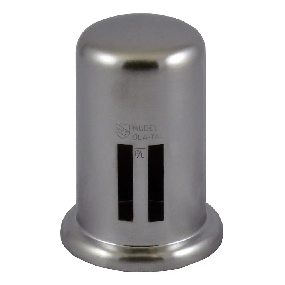Brass Cover Cap For Twin Inlet Air Gap - Satin Chrome 1
