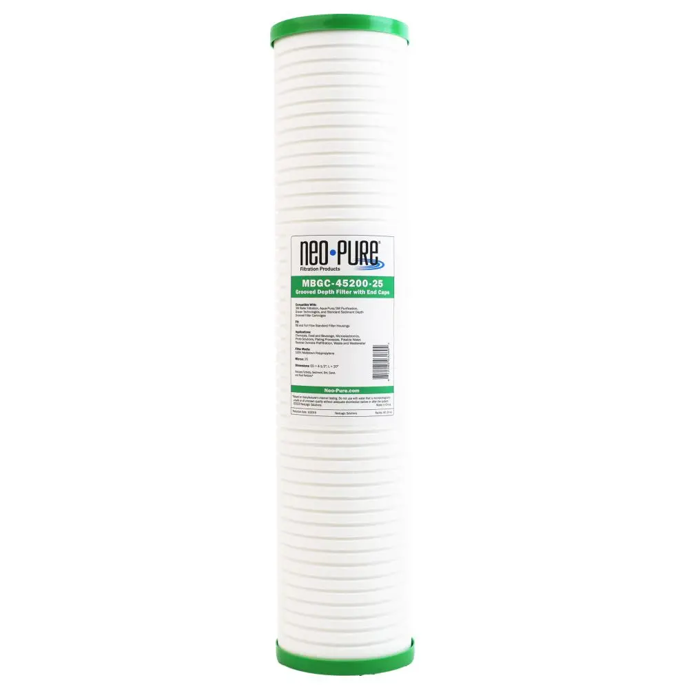 Neo-Pure Whole House Sediment Filter, 20" X 4-1/2", Model Mbgc-45200-25 (25 Micron) 1
