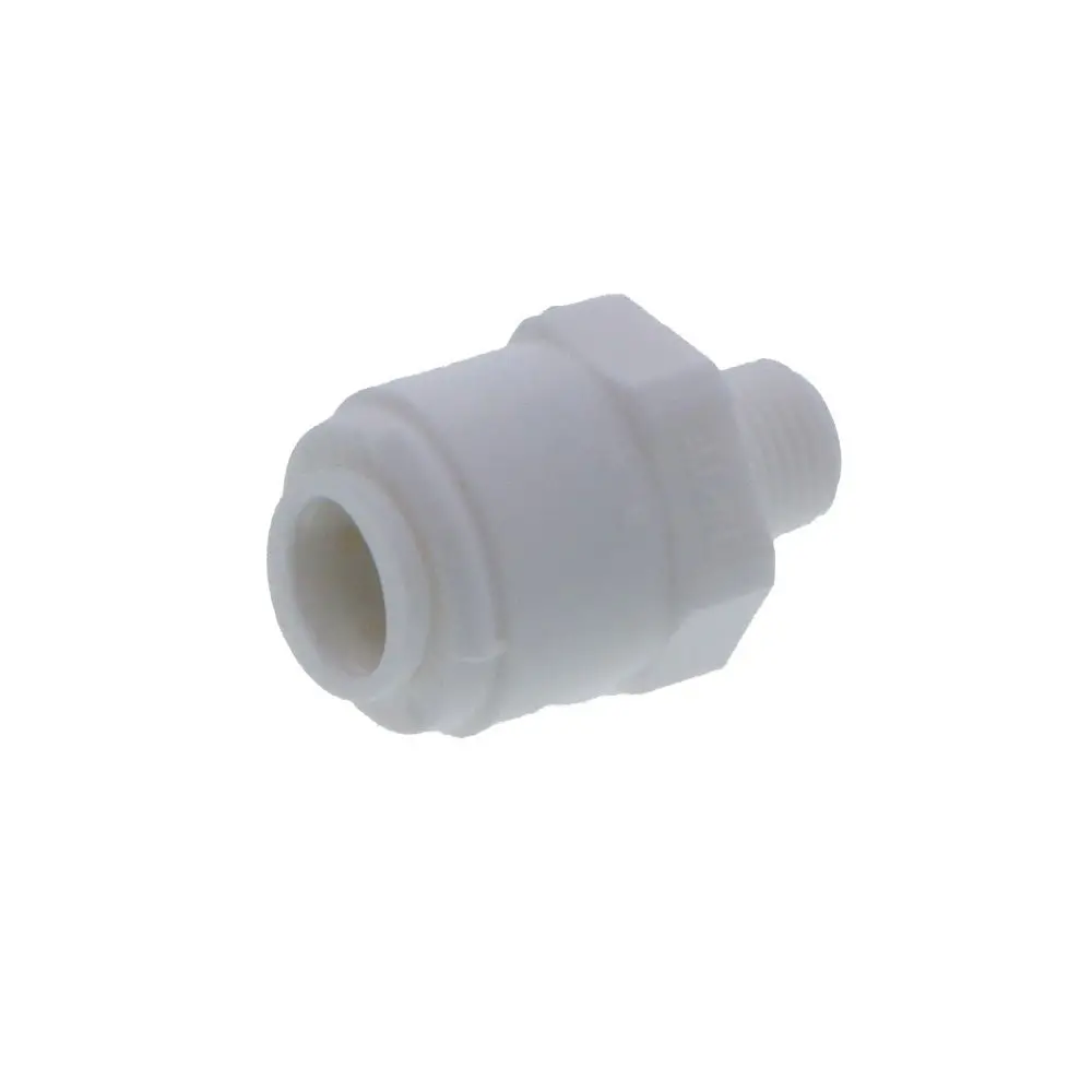 White Dmfit Straight Mnpt Male - 3/8 Push-In X 1/8 Mnpt 2