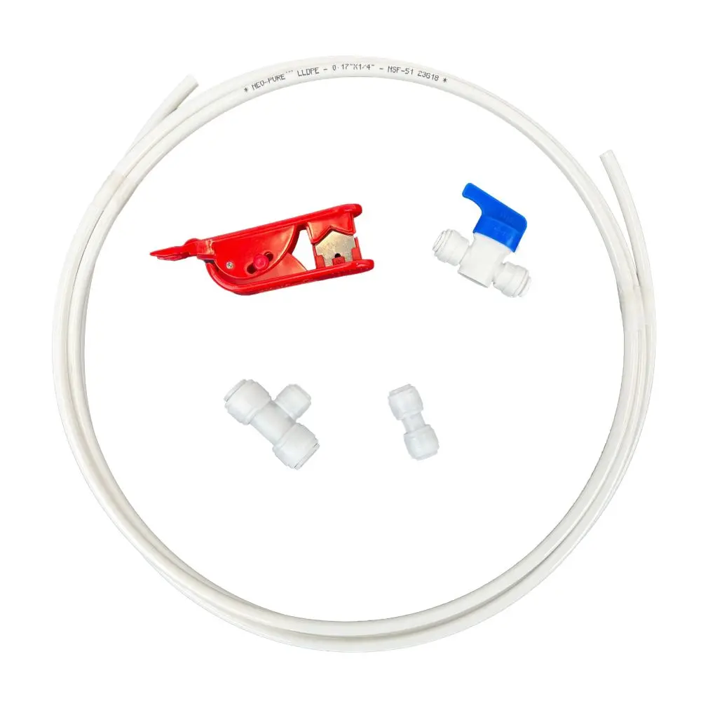 Refrigerator Icemaker Water Filter Adapter Kit 3/8" 1