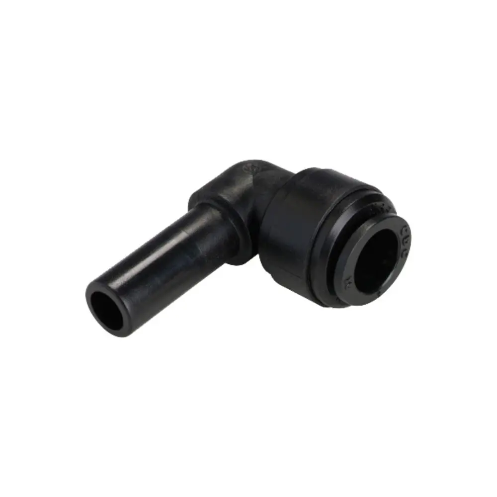 Neofit - Acetal Black Stem Elbow 1/4" Tube X 1/4" Stem 1