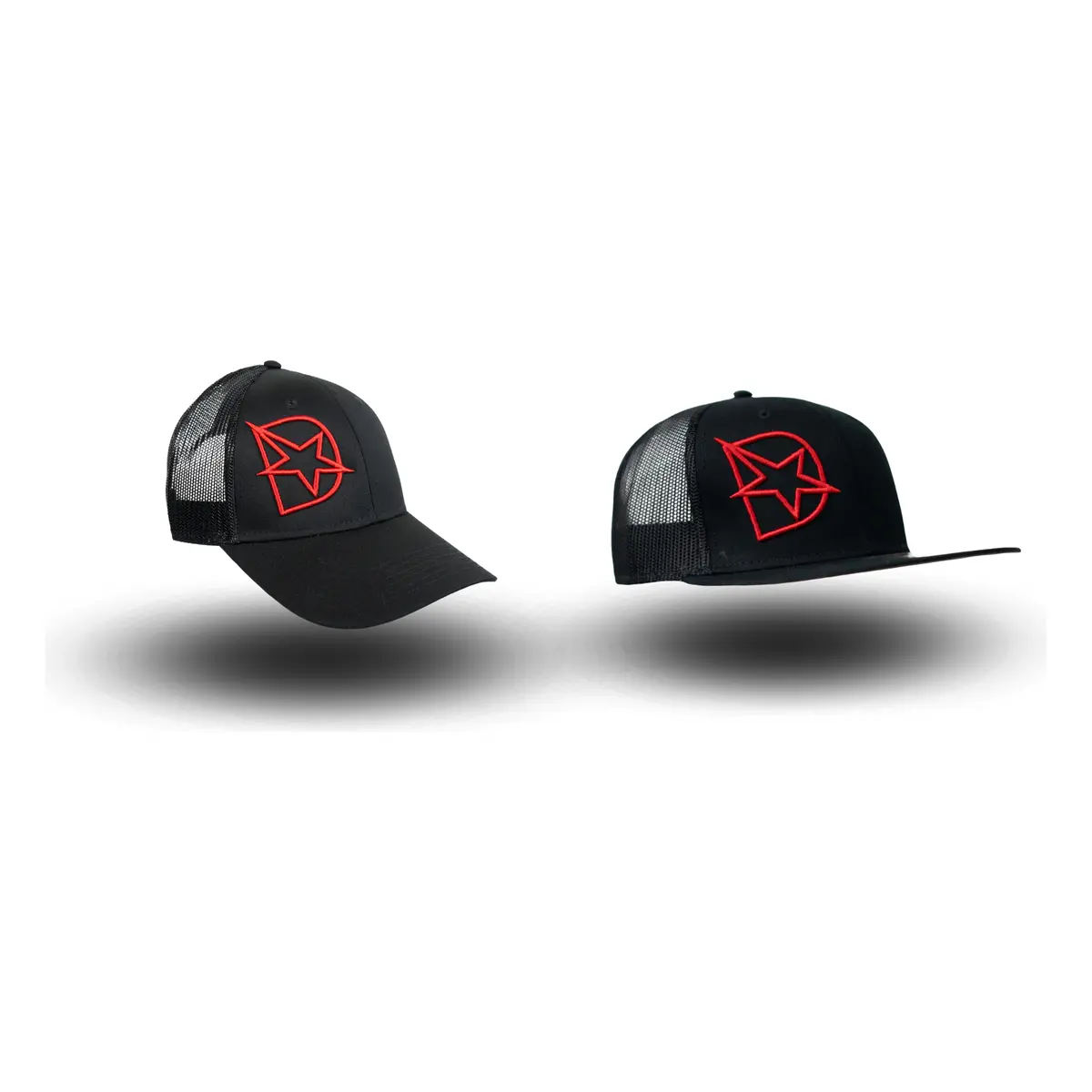 Dmaxstore D-Star Snapback Hat (Red/Black) 1