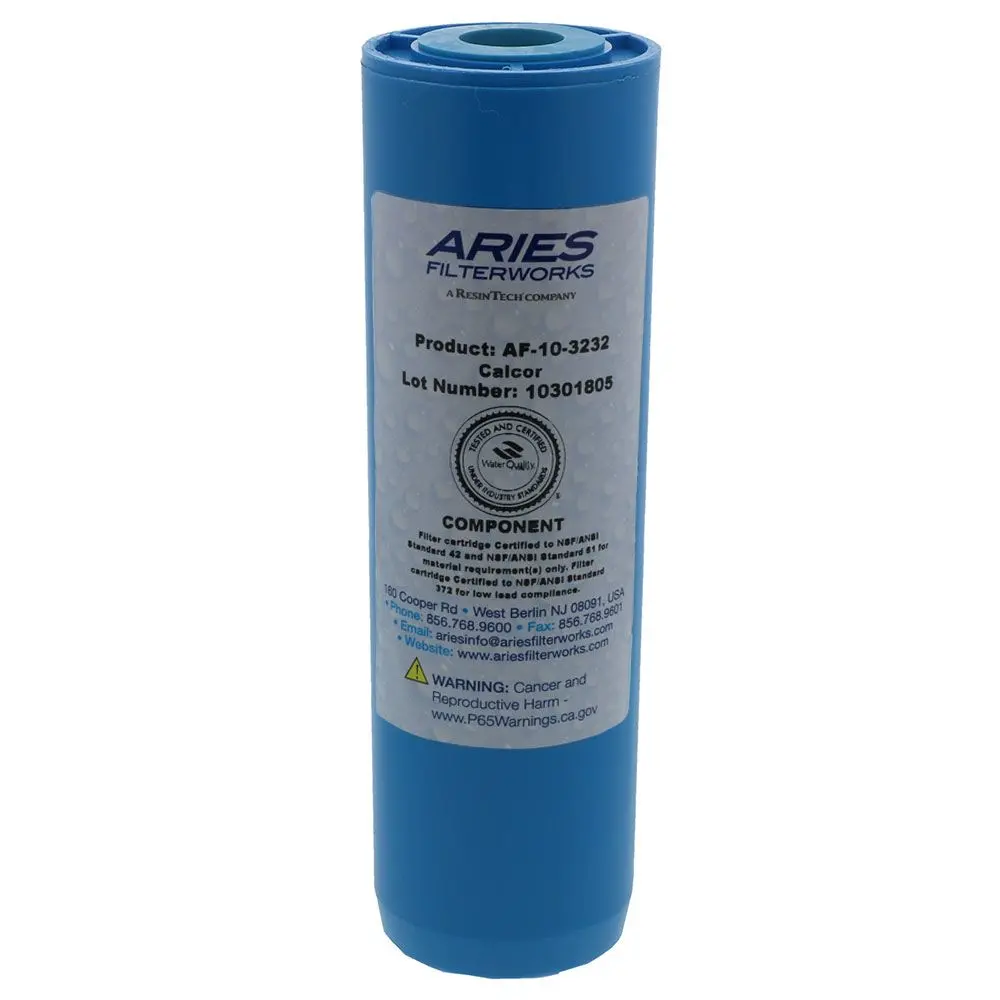 Aries Af-10-3232 Calcite/Corosex Ph Balancing Cartridge 2.5" X 10" 1