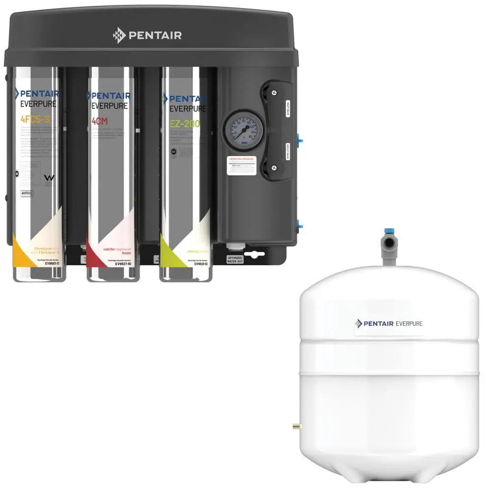 Everpure Ev9975-51 Ez-Ro System - 200 Gpd W/2 Gal Hydropneumatic Tank 1