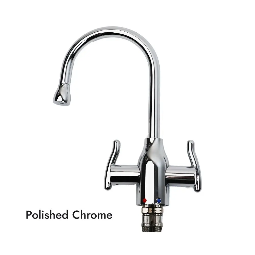 Mountain Plumbing Mt1801-Nl Contemporary Hot & Cold Water Dispenser W/ Wine Bottle Spout & Curved Handles 1