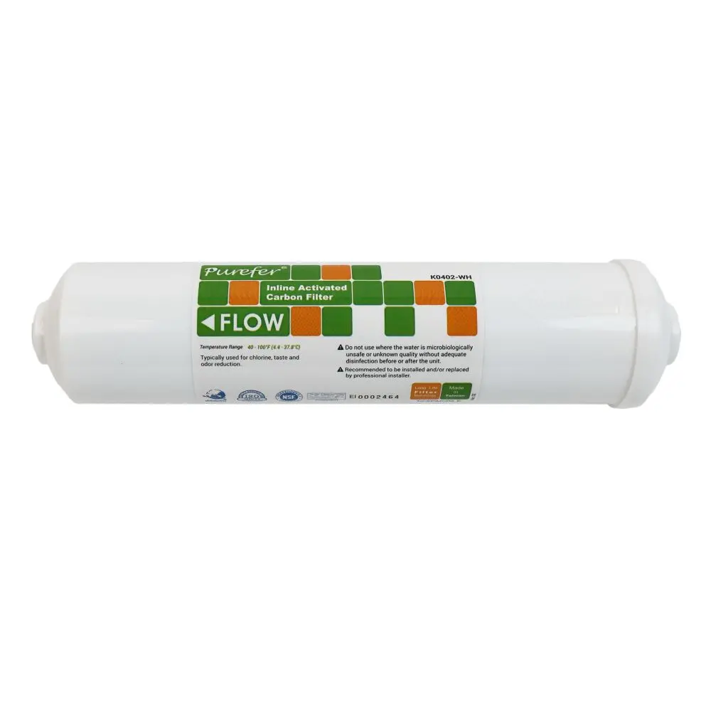K33 11" Inline Gac Filter, White, 1000 Iodine Rating 1