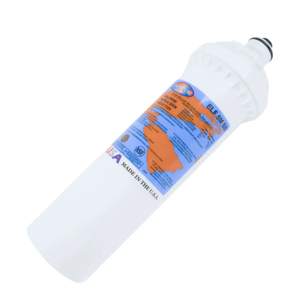 Omnipure Elf5m (Sb) Everpure Compatible 5M Carbon Block/Cto 10,000 Gal Filter 1
