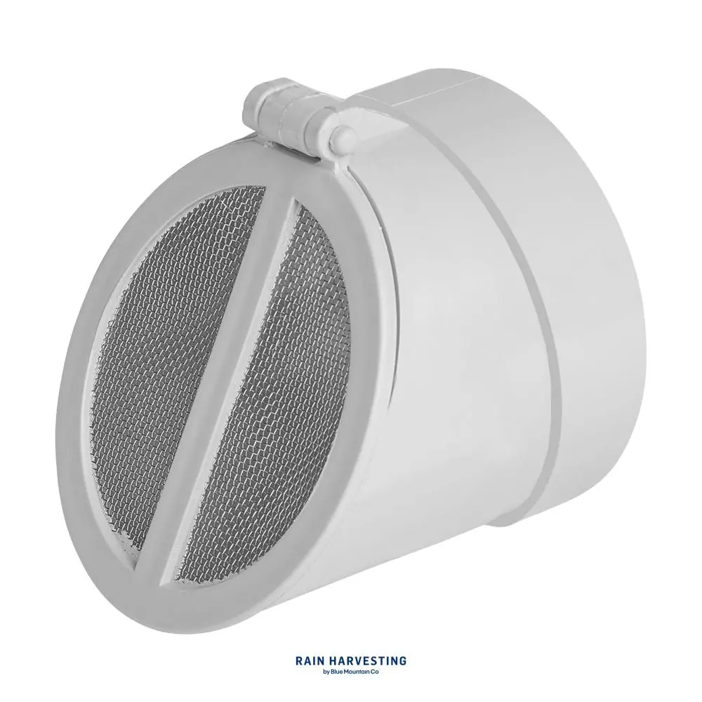 Mozzie Stoppa Hi-Flow Flap Valve Screen 3 Inch Or 4 Inch From Rain Harvesting Pty By Blue Mountain Co. 1