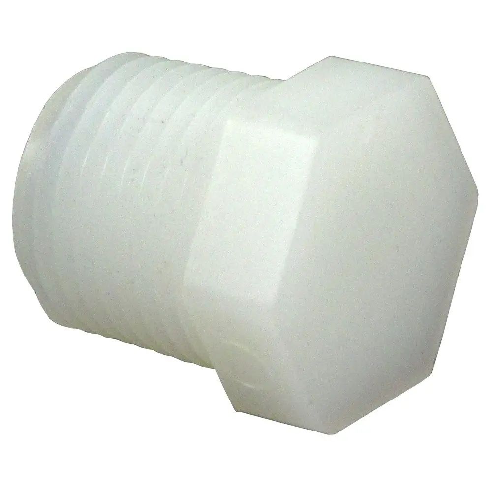 Pipe Plug Hex Head - 1/4" Npt Nylon Natural 1