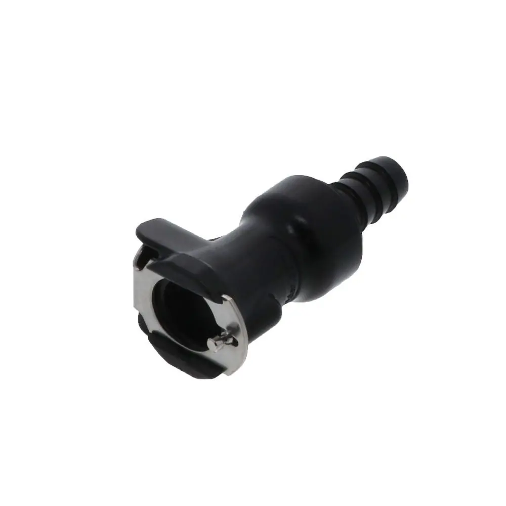 Plcd17005vb Valved In-Line Hose Barb Black Coupling Body 5/16 Id Barb Viton O-Ring 2