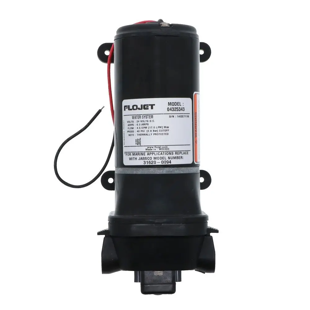 Flojet Quad Ii 4325 Series Automatic Washdown Pump 4.5 Gpm 40 Psi 1