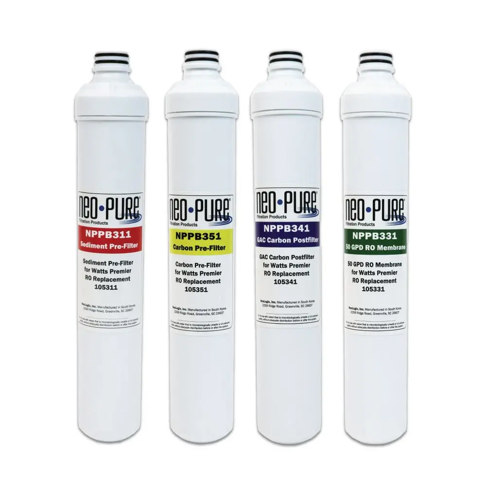 Neo-Pure 4 Pack Replacement Filter Kit For Watts Premier 531152 1