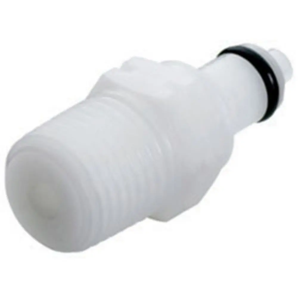 Pmcd2404bspt Valved Male Thread Coupling Insert 1/4 Bspt 1