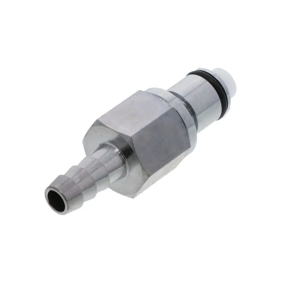 Lcd22004v Valved In-Line Hose Barb Coupling Insert 1/4 Id Barb Fkm (Viton) O-Ring 2