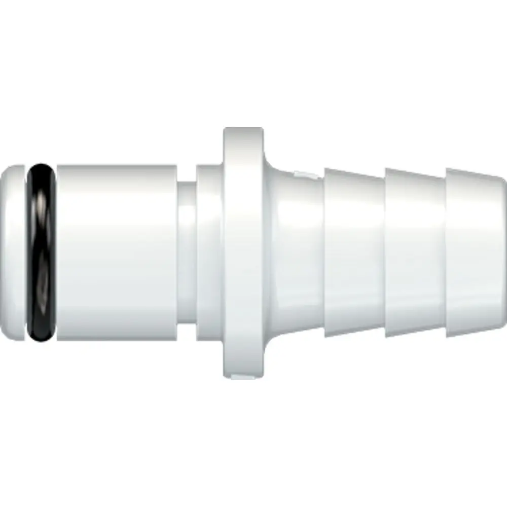 Linktech 40Ac Series Straight Male, Non-Valved, 3/8" Hb, Natural Acetal, 1