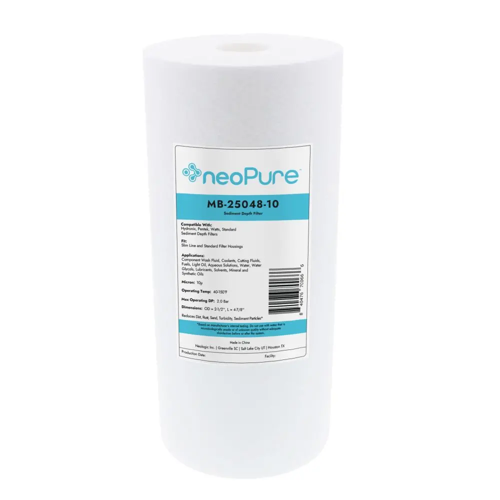 5" Polypropylene Sediment Depth Filter 10 Mic 1
