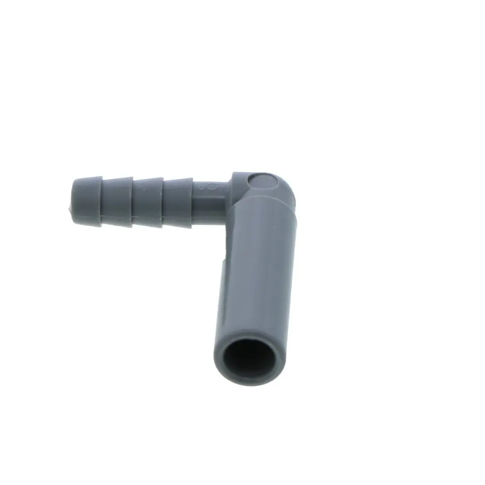 John Guest Stem Elbow Barb Connector - 3/8 Od Stem X 1/4 Id Barb 3