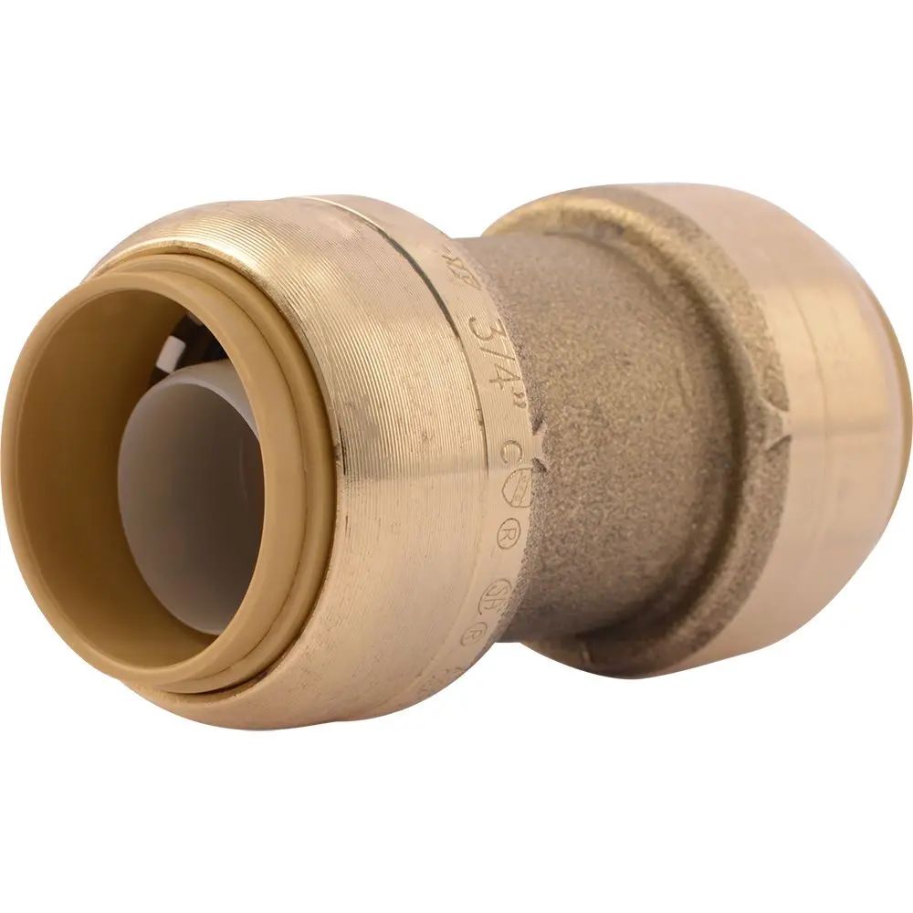 Sharkbite® U016lf Lead-Free Brass Push-To-Connect Coupling - 3/4" X 3/4" 1
