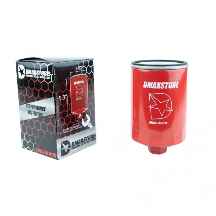 Dmaxstore Performance Oil Filter, 2001-2019 Lb7/Lly/Lbz/Lmm/Lml/L5p 1