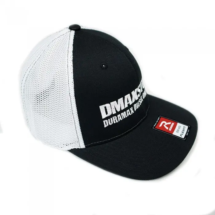 Dmaxstore R-Flex Trucker Hat (Black-White) 2