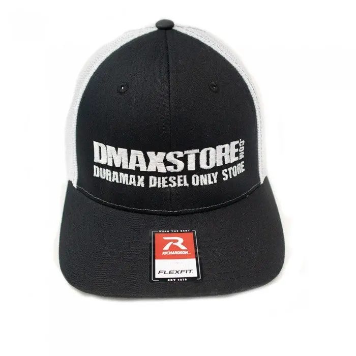 Dmaxstore R-Flex Trucker Hat (Black-White) 1