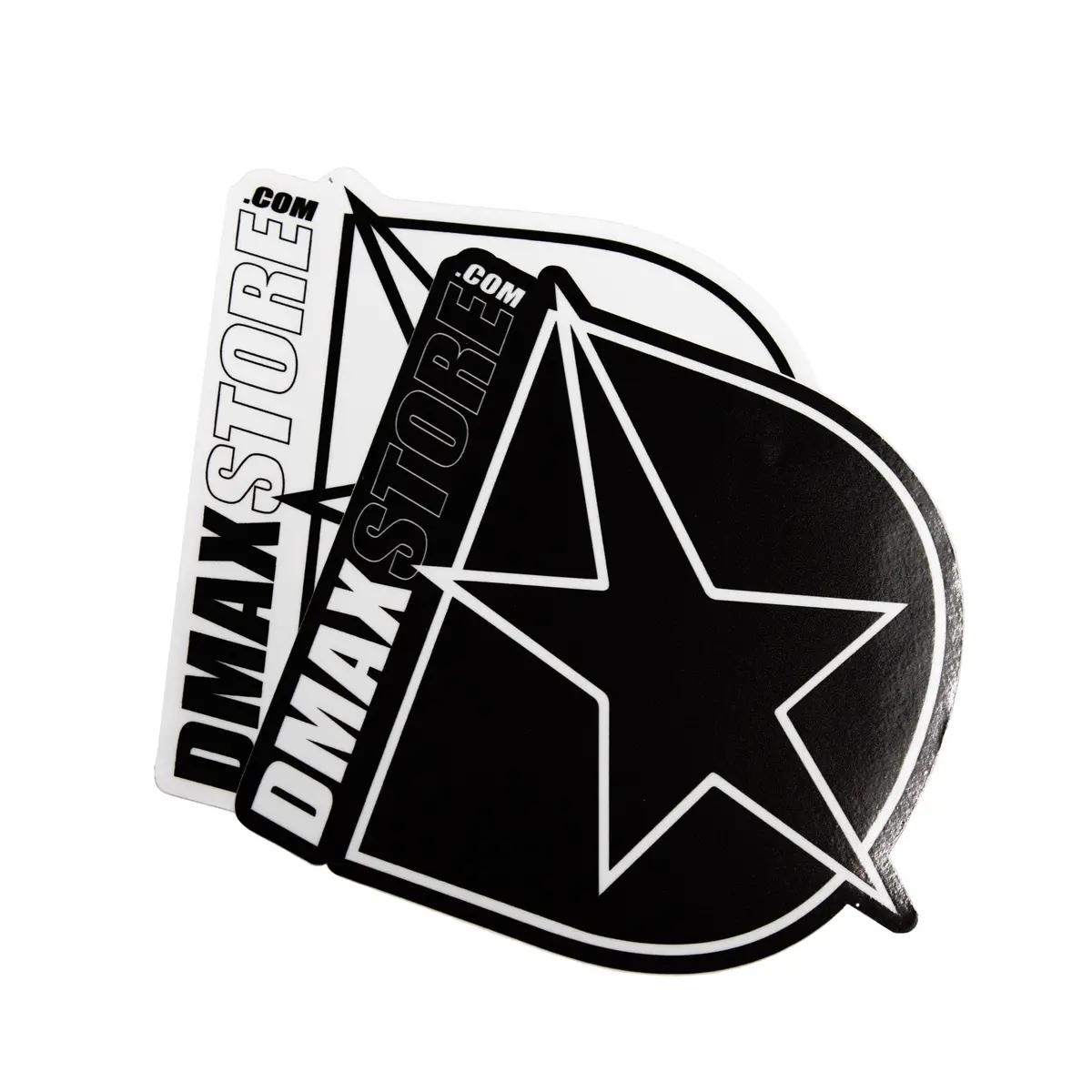 Dmaxstore Black And White D-Star Sticker 2 Pack 1