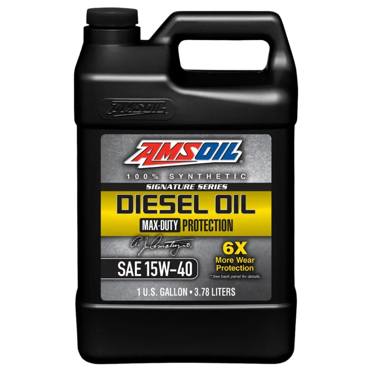 Amsoil Signature Series 15W-40 Synthetic Max-Duty Diesel Oil (2.5 Gallons) 1