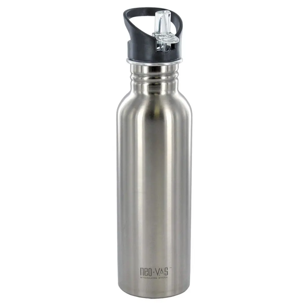 Neo Vas 27 Oz. Stainless Steel Water Bottle - Optional Caps Available 1