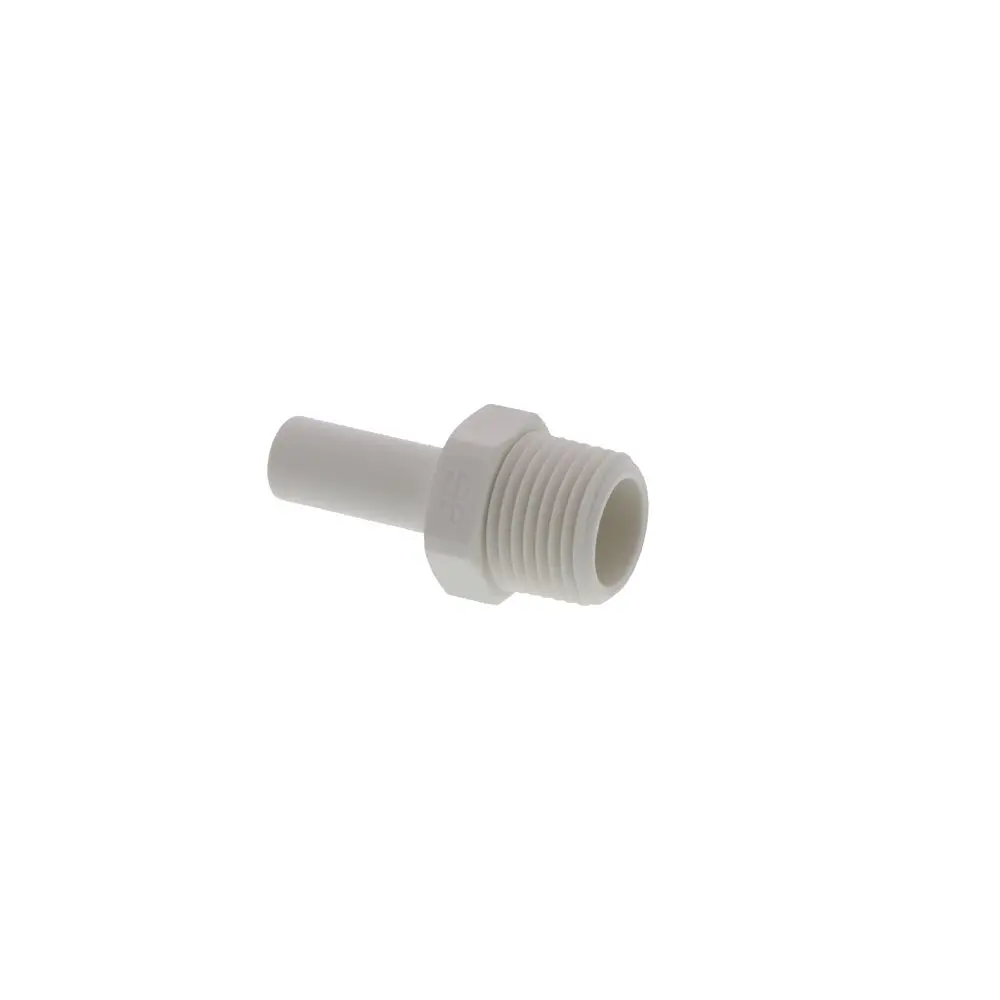 John Guest Stem Adapter Polypro - 3/8 X 3/8 Nptf 1