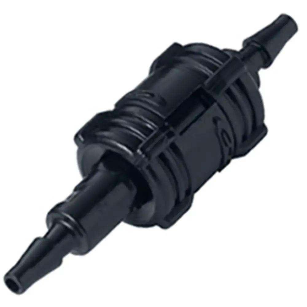 Smcdm3mblk Valved Inline Hose Barb Black Coupling Set 3Mm Id Barb Black 1