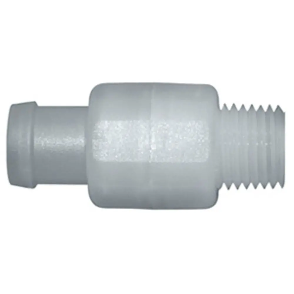 Colder Drumquik 2879800 Vent Check Valve 1/2 Hose Barb X 1/4 Mnpt Santoprene O-Ring 1