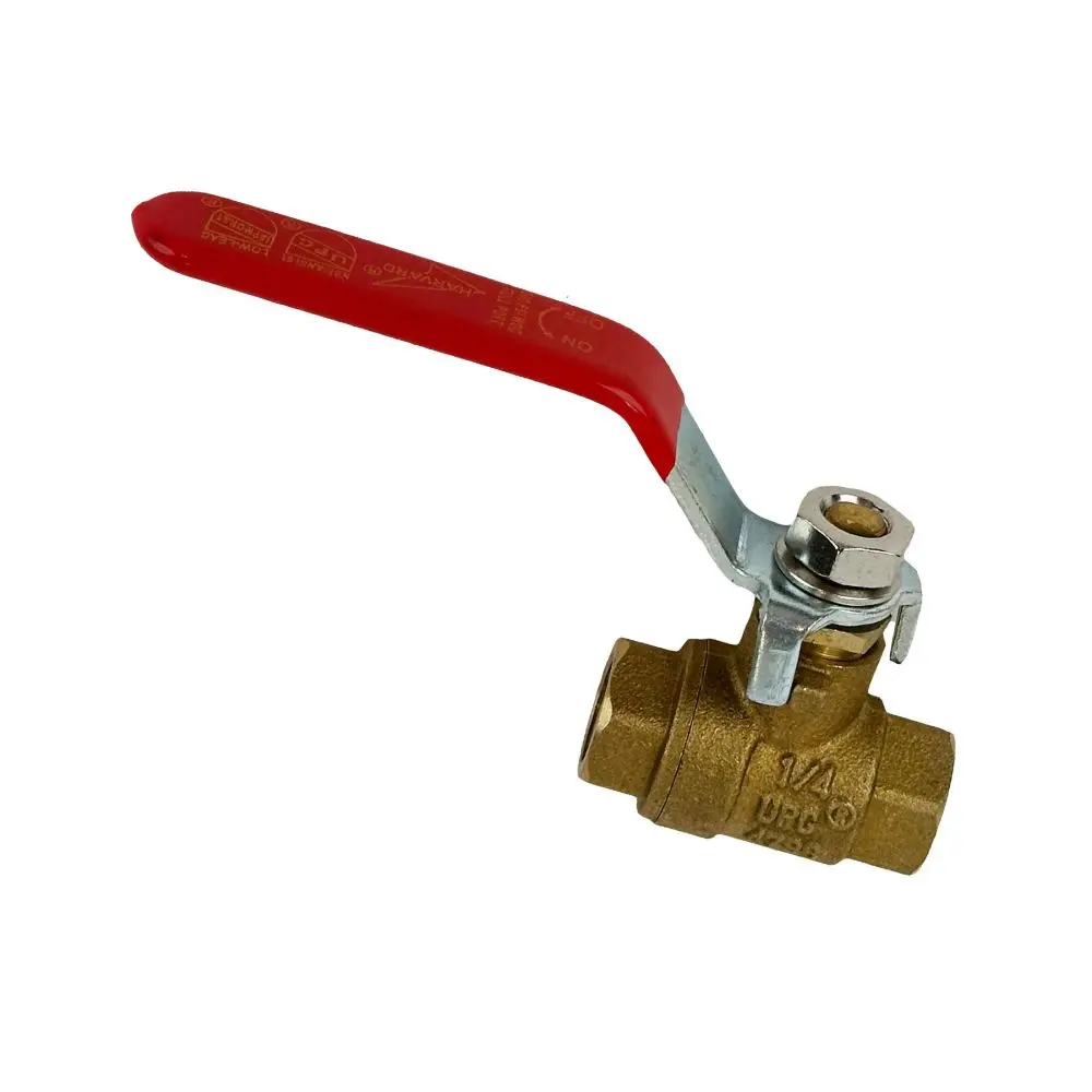 Lead-Free Brass Ball Valve 1/4 Fpt X 1/4 Fpt 1